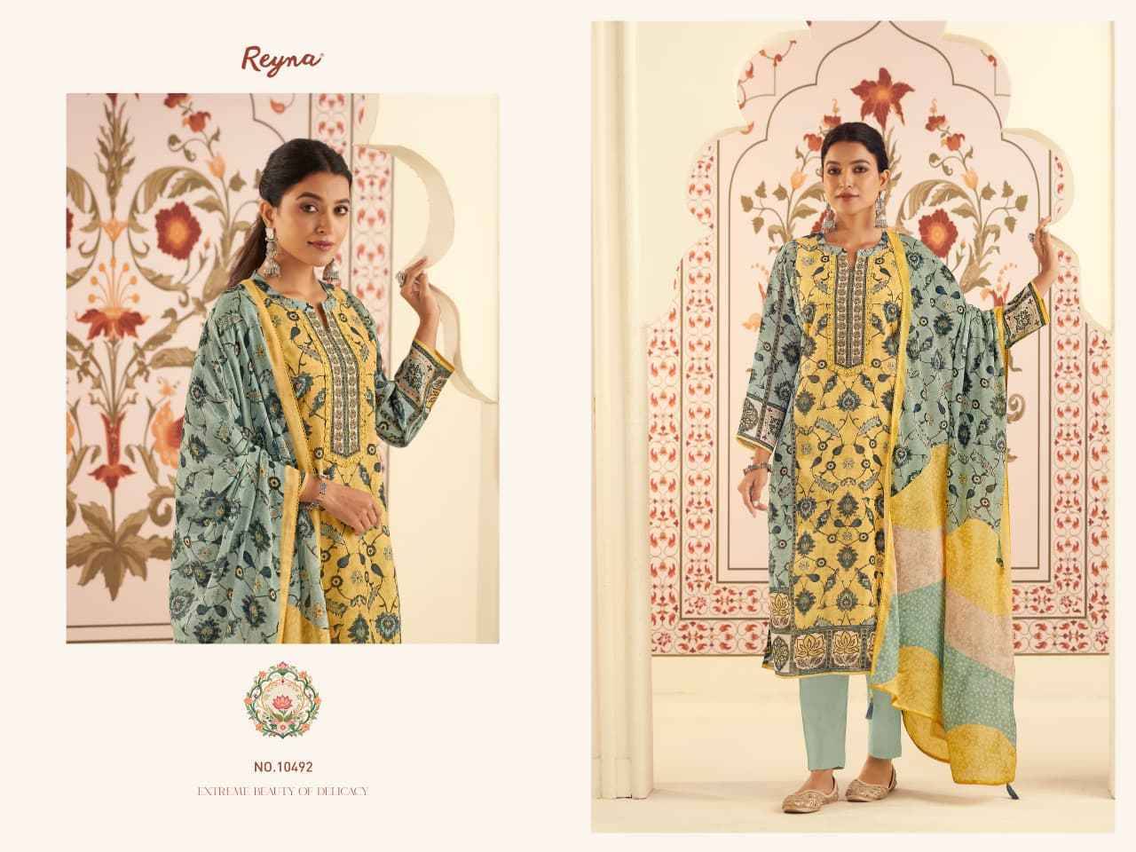 BANVI By Reyna Beautiful Festive Suits Stylish Colorful Fancy Casual Wear & Ethnic Wear BEMBERG COTTON LAWN Dresses At Wholesale Price
